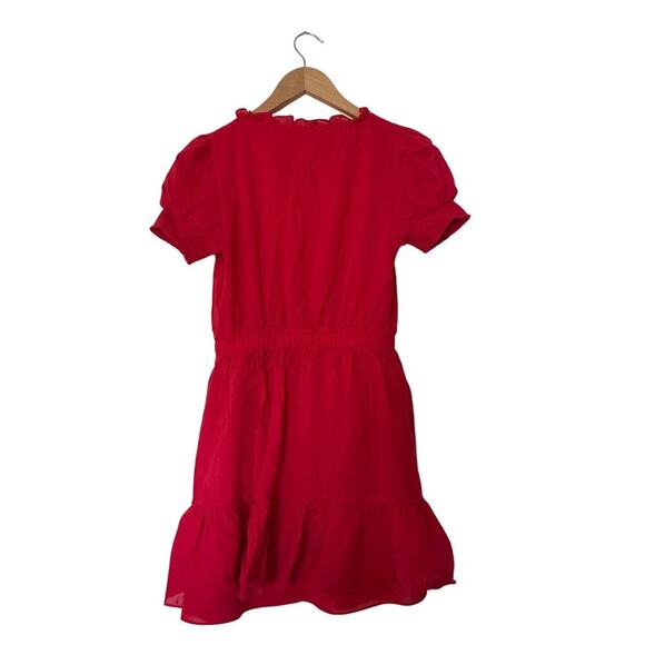 Alice + Olivia Avi Cotton Button Down Ruched Waist Mini Dress Size 2 - Picture 7 of 9
